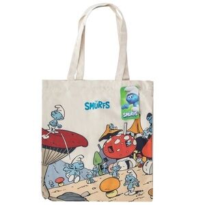 The Smurfs Tote Bag 14”x15”